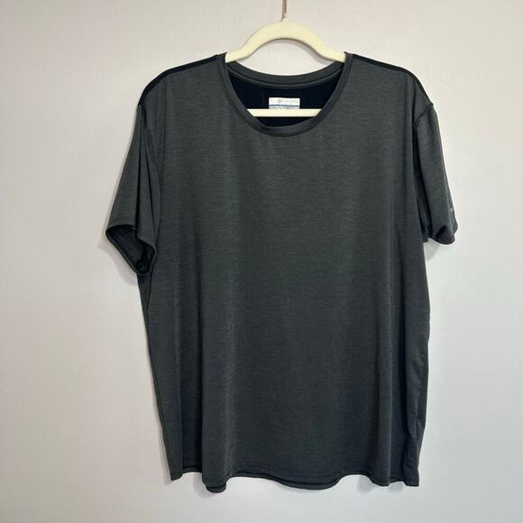 Columbia Men’s Gray Black Short Sleeve Athletic Lightweight T-Shirt Size XL - Picture 1 of 6
